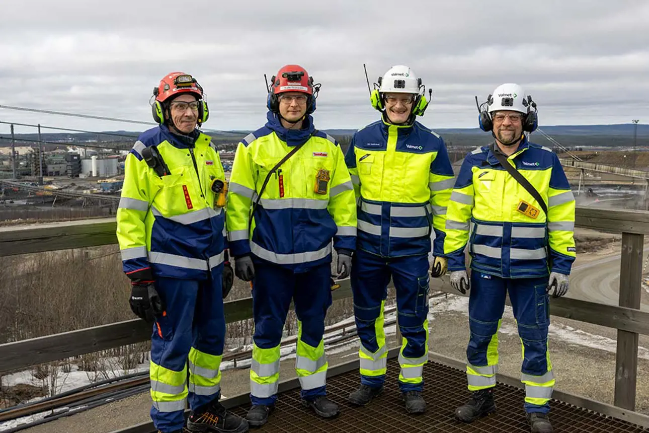 Customers and Valmet experts at Terrafame