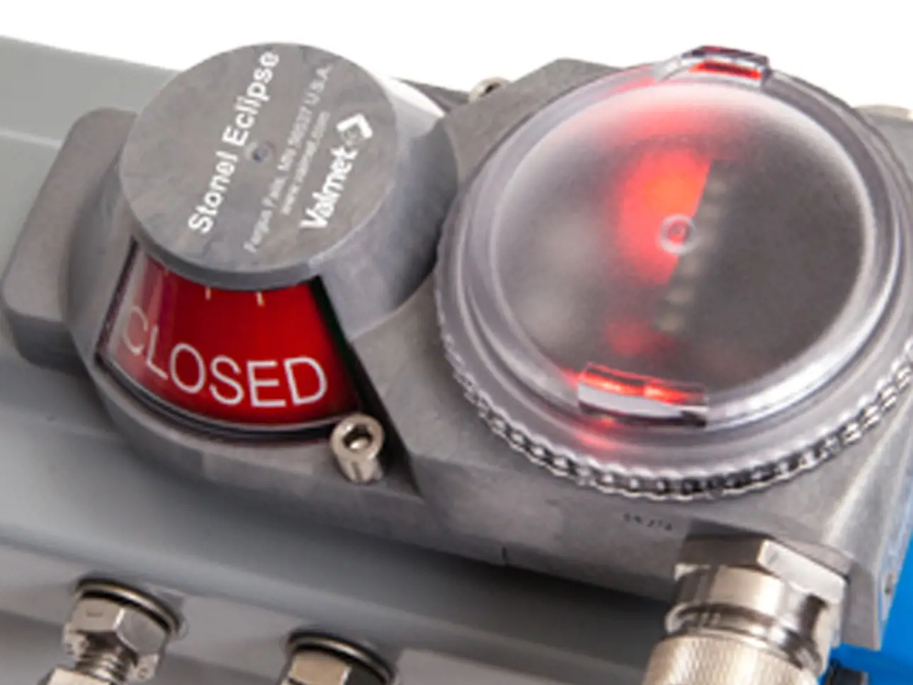A compact limit switch for on/off valves with bright LED indication and optional advanced diagnostics