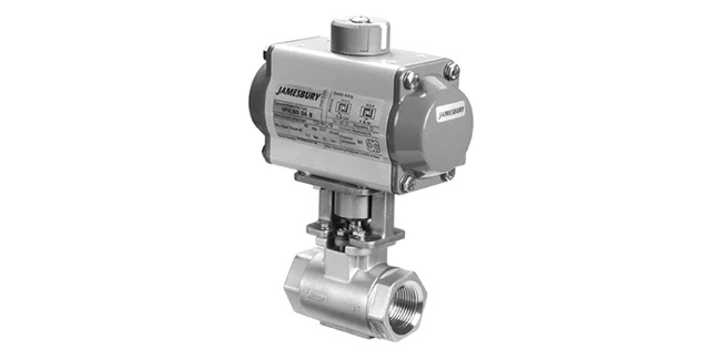 Jamesbury™ series Eliminator™ standard port ball valve