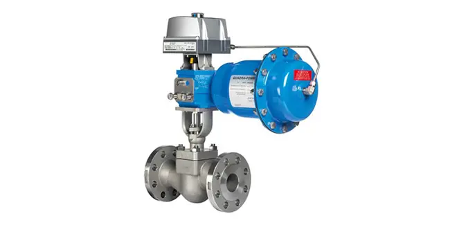 Neles™ RotaryGlobe™ control valve, series ZX