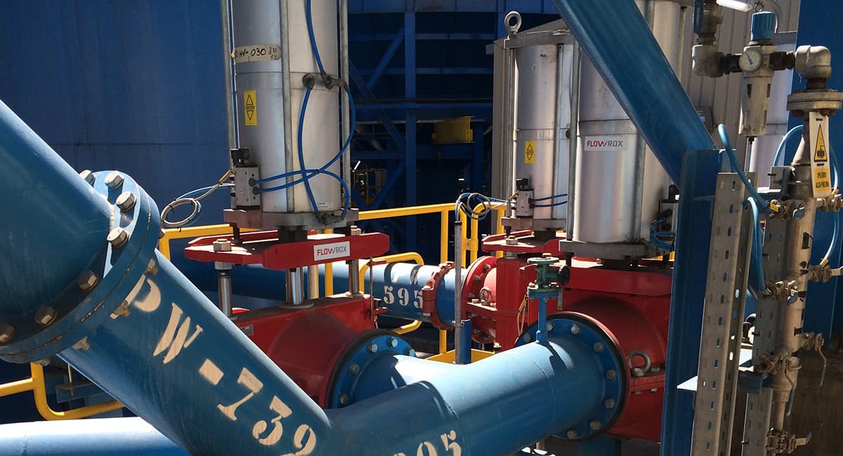 PVE automatic valves in mine