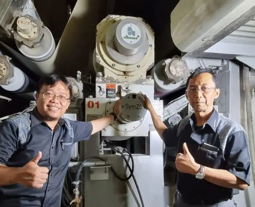 Short lead time of Valmet SymZS Nip Roll reconditioning