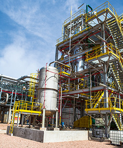 ODOCON connected to NCG handling system