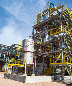 ODOCON connected to NCG handling system