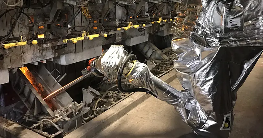 First Smelt Spout Robot in North America