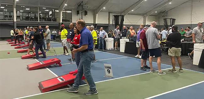 Harris Teeter cornhole tournament for Make-A-Wish® 