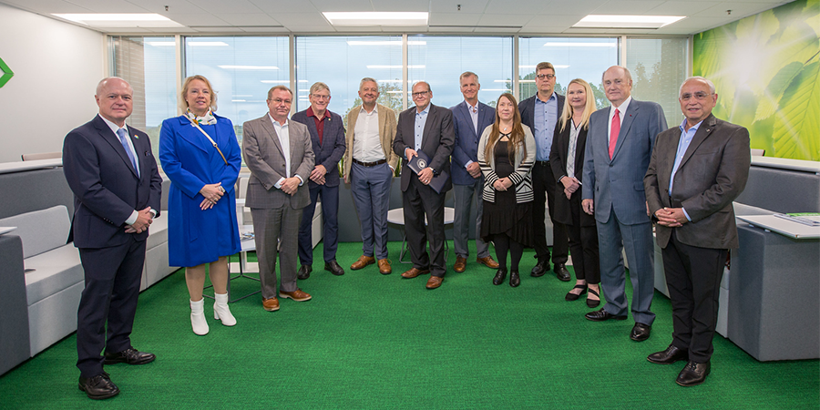 The inauguration ceremony