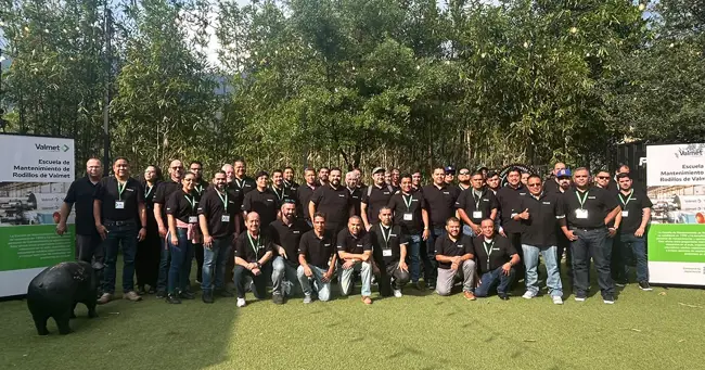 Valmet hosts inaugural Roll Maintenance School in Mexico, showcasing customer excellence through training