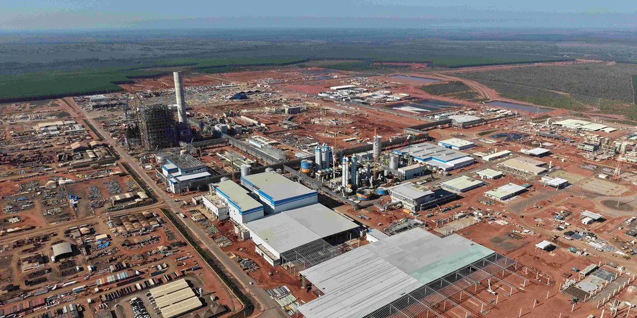 Large mill site in Brazil