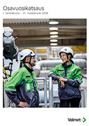 Valmet Q1 2024 osavuosikatsaus