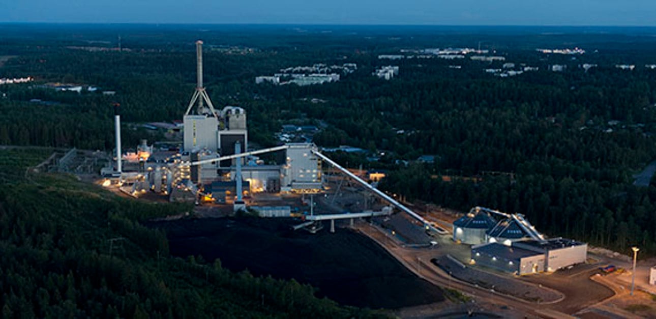 The Kymijärvi II plant is one of the most modern waste-to-energy CHP plants in Europe. 