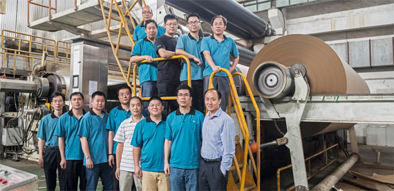 Yinzhou Paper's rebuild for better quality test liner
