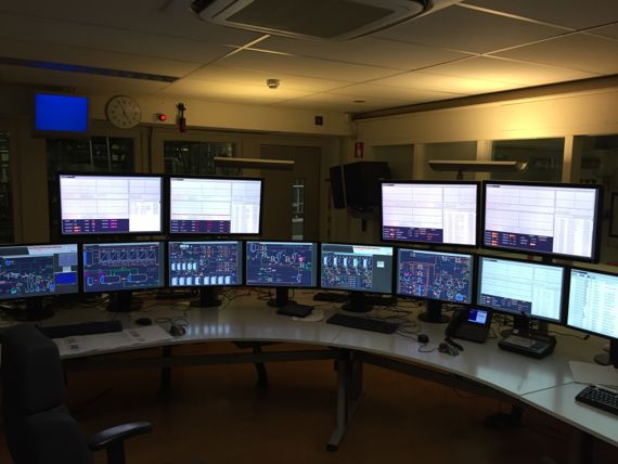 Control room at Sensus
