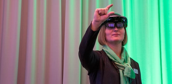 Virtual reality with 3D glasses