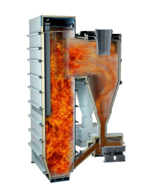 CFB boiler