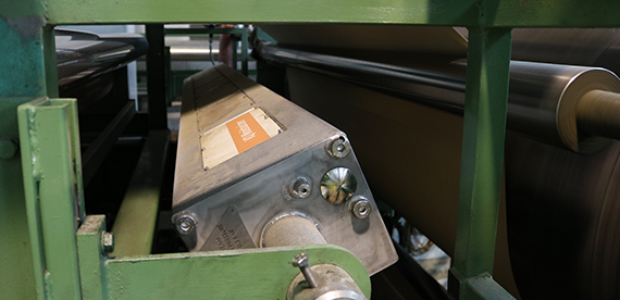 One of the two Valmet IQ Moisturizers at Cartojanes Santorroman mill