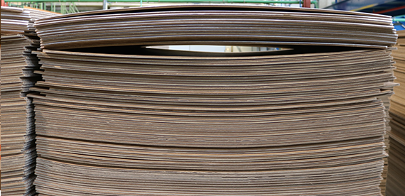 Warping in the final combined sheet