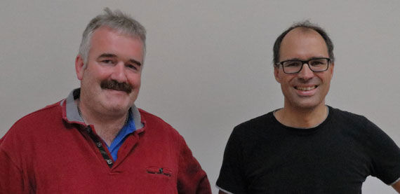 Otmar Mayerhofer,assistant energy &amp; environment and Martin Simmler, energy manager