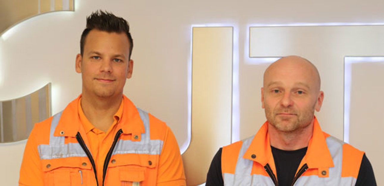 Albert Ulla, PM1 Operations Manager and Juha-Pekka Kaivola, Production Manager from Jujo Thermal