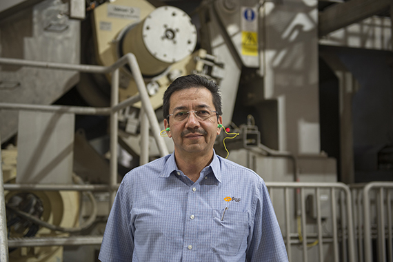 ”Our need was basically a machine that could provide us with 100-percent recycled, low-basis-weight bath tissue,” Palma summarizes.
