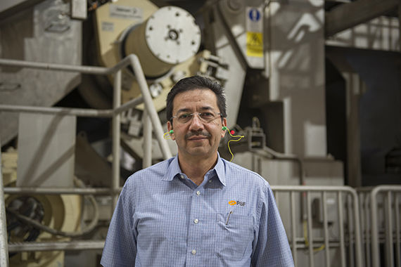 ”Our need was basically a machine that could provide us with 100-percent recycled, low-basis-weight bath tissue,” Palma summarizes.