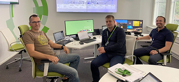 Remote start-up support expert team at Valmet Performance Center