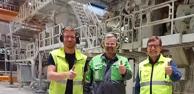 Perlen Papier AG runs a successful trial with 100% Valmet paper machine clothing