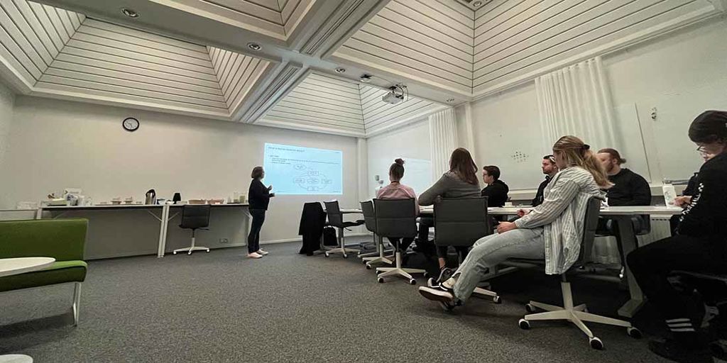 Valmet DigiStar Trainee Program trainees participating in a weekly training session