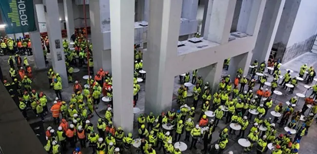 Topping-out ceremony at HOFOR’s power plant