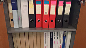 Folders filled with history