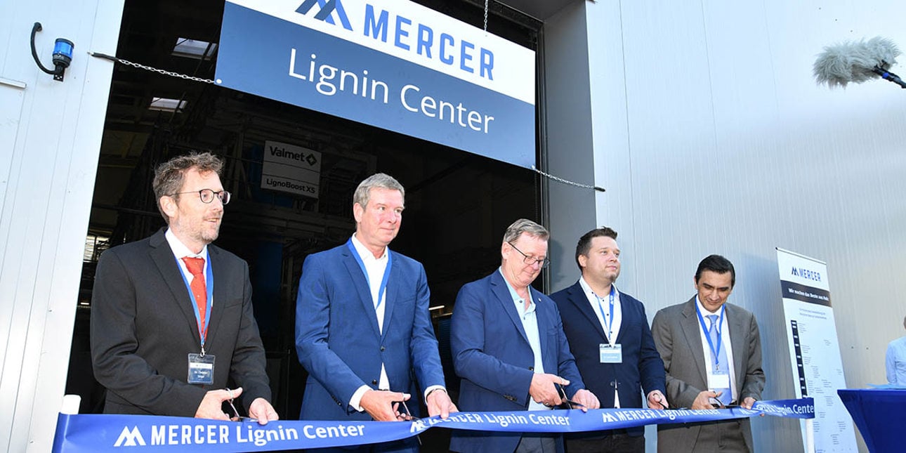 Mercer Lignin Center ingauguration