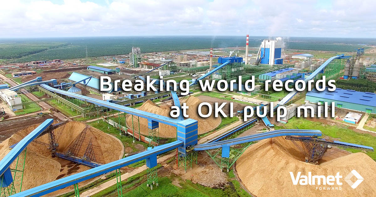 Breaking records at OKI Pulp and Paper Mill