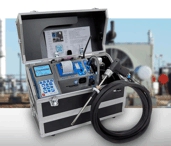 A flue gas analyzer is used to tune-up boiler efficiency.