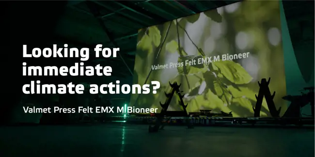 Pioneering bio-based raw materials in press felts