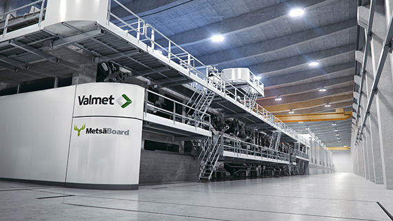 Valmet OptiConcept M at Mets&auml; Board Husum