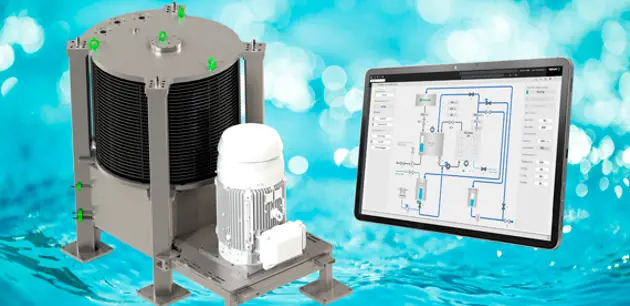 Scrubber water treatment control and monitoring