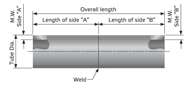 Dissimilar metal weld inserts