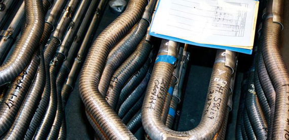 Superheater with overlay