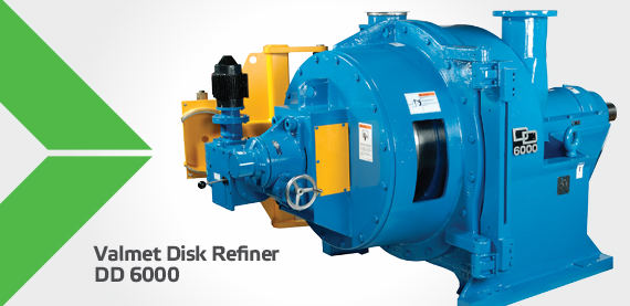 The DD 6000 refiner comes from the OEM legacy of GL&V and Beloit