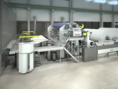 Maintenance work for board and paper machine reeling OptiCalender