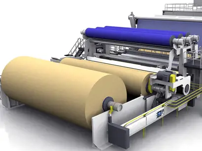 Reeling maintenance work board and paper machineOptiReel Center