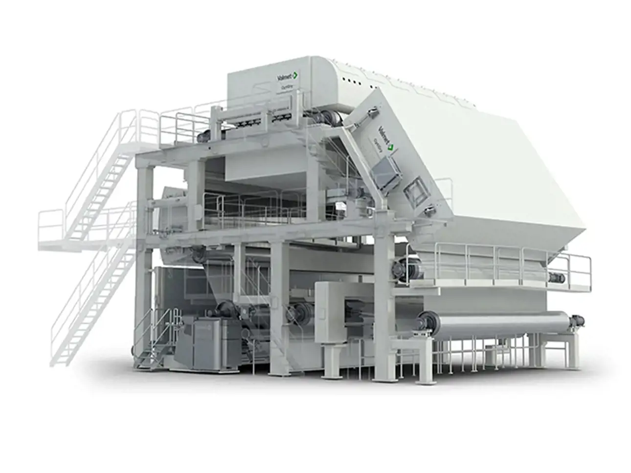 Air systems improvements for board and paper making