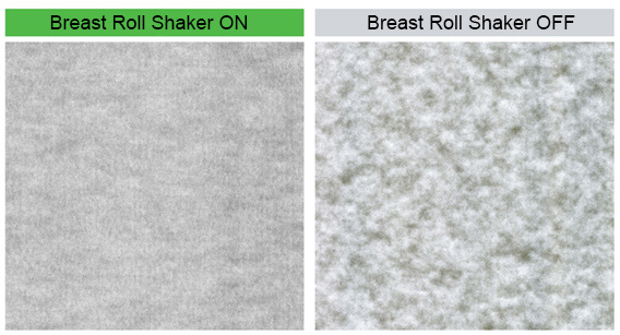 Breast Roll Shaker on/off