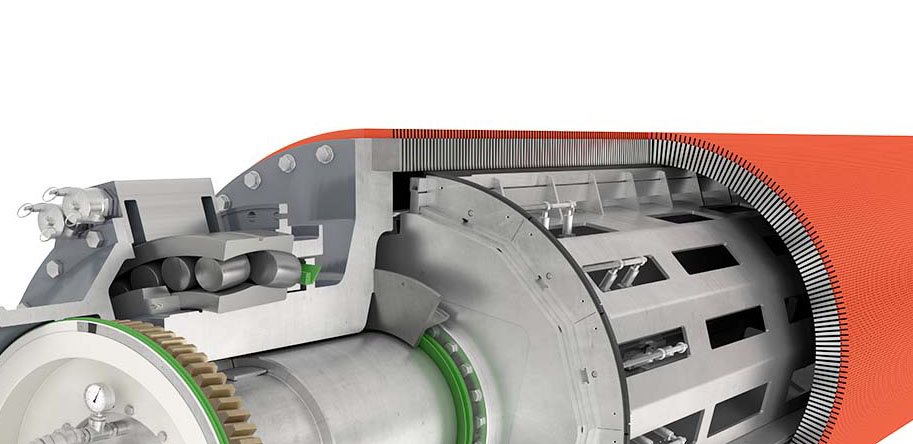 Roll types for tissue machines