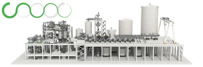 Mechanical pulping line