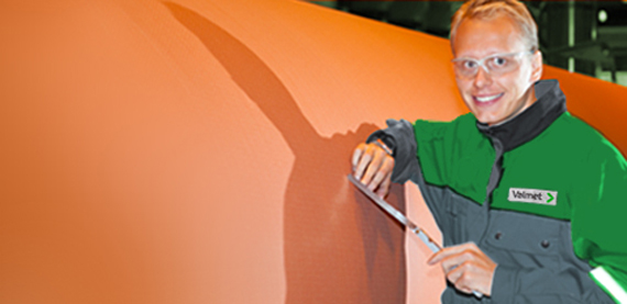 Roll covers for tissue pressing