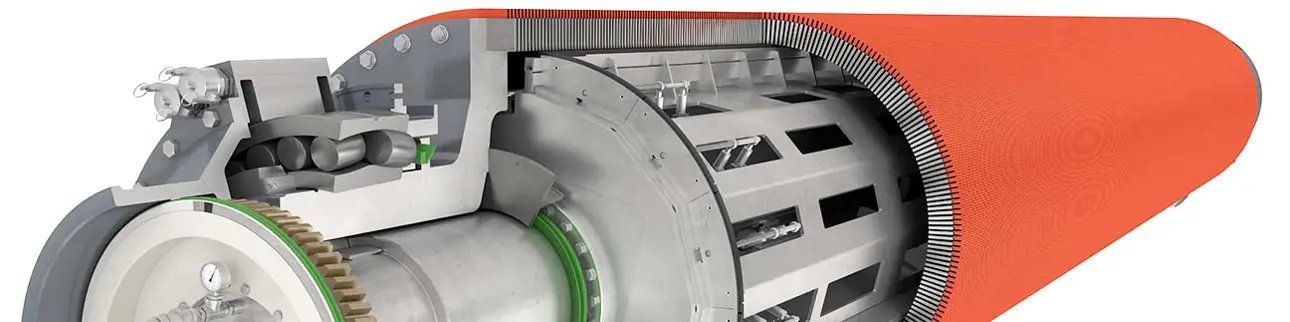 Paper machine rolls