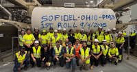 First paper on roll as Sofidel’s new tissue line goes live in Circleville