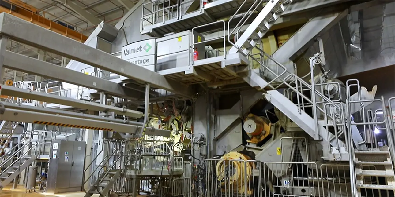 Fine Hygienic Holding's Valmet Advantage DCT machine including the ViscoNip press