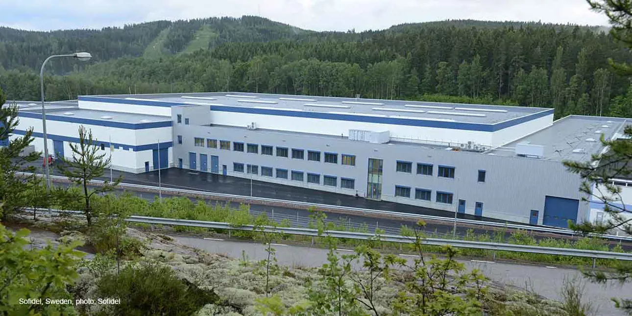 Sofidel's mill in Kisa, Sweden